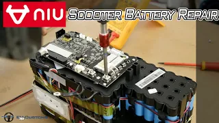 NIU Electric Scooter 60V 26Ah Battery Repair, issue appears after charging it at high temperatures