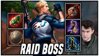 1V5 RAID BOSSING WITH SOUL EATER HEALING CU CHULAINN BUILD!