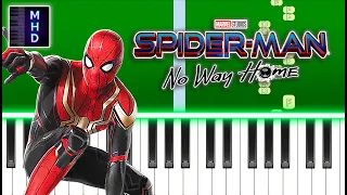SPIDER-MAN- NO WAY HOME - Official Trailer 2 MUSIC - Piano Tutorial
