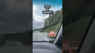 Honda civic si VS Lamborghini