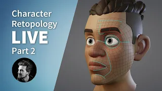 Snow - Stylized Character Retopology Live #2