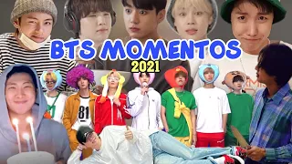 BTS MOMENTOS DIVERTIDOS QUE NOS DEJÓ EL 2021