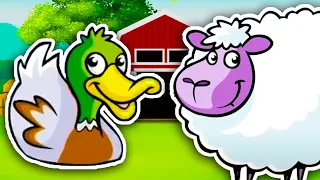 Wild and Farm Animal Guessing Game Compilation for Toddlers! Kids Learning Videos