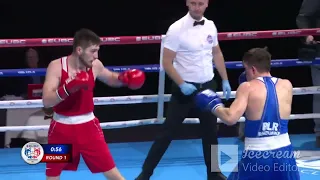 20-04-2024 (71kg) BOXING EUBC| Belgrade RED ESKERKHAN MADIEV  GEO VS  BLUE ALIAKSANDR RADZIONAU  BLR