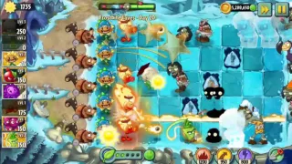 Plants vs Zombies 2 : FROSTBITE CAVES - Day 20