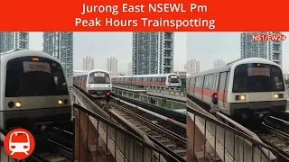 Jurong East Peak Hours Trainspotting NSEWL