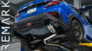 Remark R-1 Catback Exhaust 22 WRX