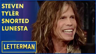 Steven Tyler Snorted Lunesta | Letterman