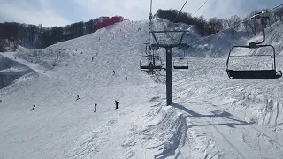 石打丸山スキー場　中央山頂高速リフト（２０２２－２０２３シーズン）