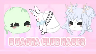 5 Cute Hacks || Gacha Club