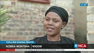 Collins Khosa's widow wants justice