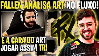 FALLEN ANALISANDO O JOGO DO FLUXO COM ART DE CAPITÃO!🔥🔥🔥