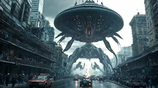 In 2035 Giant Alien Ships Appear Over The World To Cleanse The Earth Of Humanity