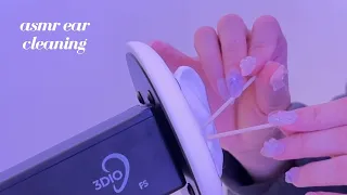 ASMR Deep Tingles Ear Cleaning with Q tips (Cozy Ambience - NO TALKING) | 3Dio ASMR
