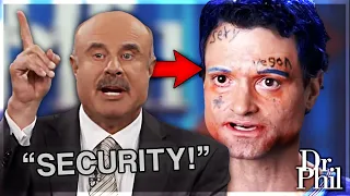 Deranged MANIAC Gets Escorted Off Dr. Phil's Show...