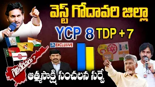 Who Is Wins in West Godavari District | Atmasakshi Election Survey in AP 2024 |