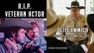 R.I.P. Veteran Actor Cliff Emmich worked w/Arness, Boxleitner, Bridges, Eastwood, Shandling, Landon!