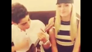 Cameron Boyce And Peyton List Singing