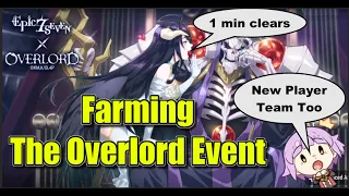 MY FASTEST TEAM - Farming the Overlord Event (With New Player Options Too!)