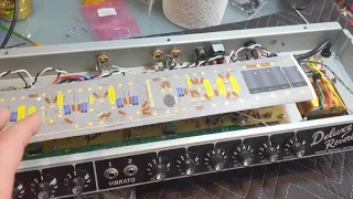 Converting a Fender Deluxe Reverb Reissue (DRRI) to Handwired Blackface AB763 | Part 1