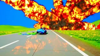 Lego Cars Destruction Explosions Compilation #2 | Brick Rigs