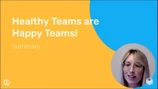 Healthy Teams are Happy Teams by Gwenno Haf Hughes