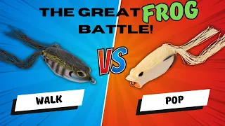THIS Is When To Choose A POPPING FROG Over A WALKING FROG!!