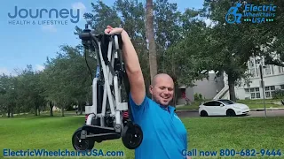 Journey Air Lightweight Folding Power Chair (35 lbs) [2024]