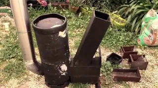 ROCKET STOVE 8H NON STOP