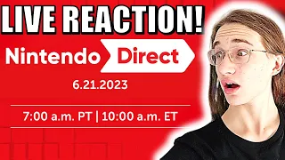 Nintendo Direct June 2023 LIVE REACTION AND COMMENTARY!