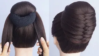 Latest New Braided Bun Hairstyle With Donut - Desire: Achieve the Ultimate Lady Hairstyle