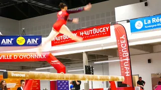 Carla Cardoso - finale poutre - Championnat de France 2024