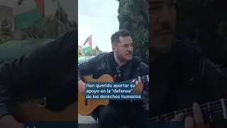 Artistas españoles se suman a la acampada pro-Palestina en la Universidad de Madrid