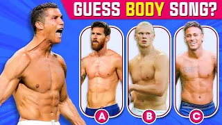 Guess the Football Player by BODY, EMOJI and SONGS | Ronaldo, Messi, Haaland, Neymar | Tiny Football