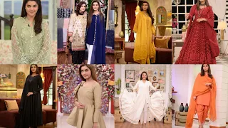 Good morning Pakistan NIDA Yasir dress collection #nidayasir #goodmorning #moringshow #dressdesign