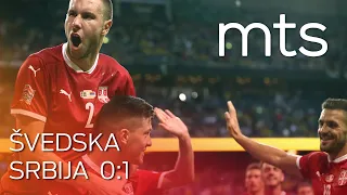 Švedska - Srbija 0:1. UEFA Liga nacija, liga B, grupa 4, sezona 2022/23