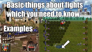 Heroes 3 HoTA - Guide Basic things about early fights. Kitting, baiting, shooting.