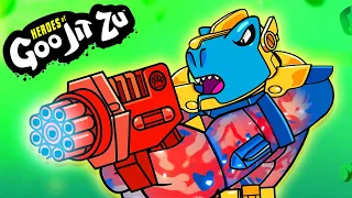 Stretch your hands in the air! | HEROES OF GOO JIT ZU | cartoon for kids | GOO JIT ZU TOYS!