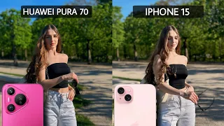 Huawei Pura 70 Vs iPhone 15 Camera Test Comparison