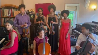 Kanneh-Mason Family Accepts the 2021 Caribbean Heritage Organization's Excellence in Music Award.