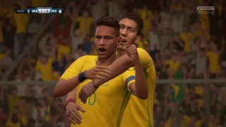 Nice roulette skill and goal of Neymar