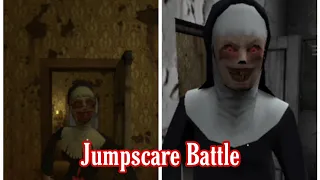 The Nun Jumpscare Vs Evil Nun Jumpscare #Shorts