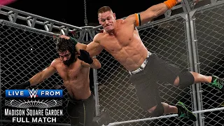 John Cena vs Seth Rollins Steel Cage Match Universal Championship Full Highlight HD
