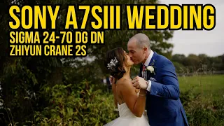 Sony a7SIII Wedding Filmed  in SLOG3 with Zhiyun Crane 2S and Sigma 24-70 DG Deez Nuts #sonya7siii