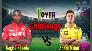 Kagiso Rabada vs Adam Milne | 1 Over Challenge in Real Cricket 20 | #cricket #games #rc20