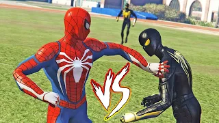 HOMEM ARANHA vs BLACK SPIDERMAN / EPIC BATTLE - Spiderman x Black Spider - GTA V Mods