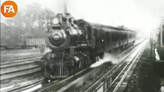 The American Railroads in 1897 - Vintage Footage