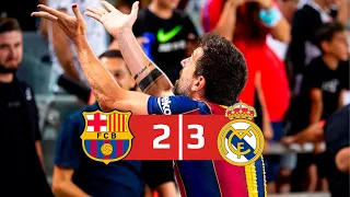 Barcelona Legends vs Real Madrid Legends 2-3 Highlights & Goals 20/07/2021