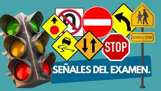 Señales de TRANSITO del EXAMEN TEORICO de MANEJO 2022.PREGUNTAS del test teorico de conducir