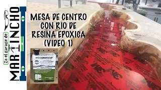 Coffee table with EPOXY RESIN (VIDEO 1)